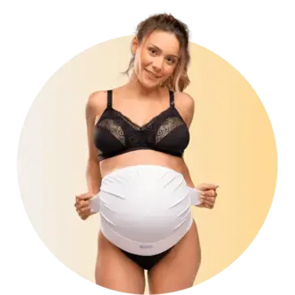 Carriwell Adjustable Deluxe Support Belt - White