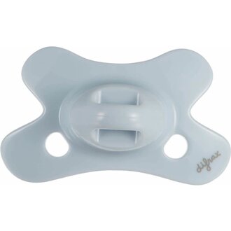 Difrax Fopspeen Natural 0-6M Uni/Pure Blauw/Ice