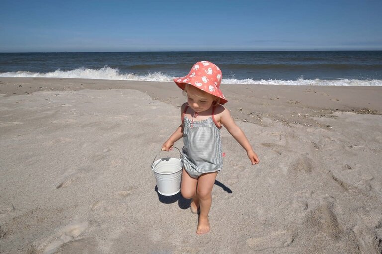 Lässig Tanksuit - Striped Coral - 12 Maand