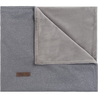 Baby's Only Wiegdeken Soft Sparkle - Zilvergrijs - 75 x 95
