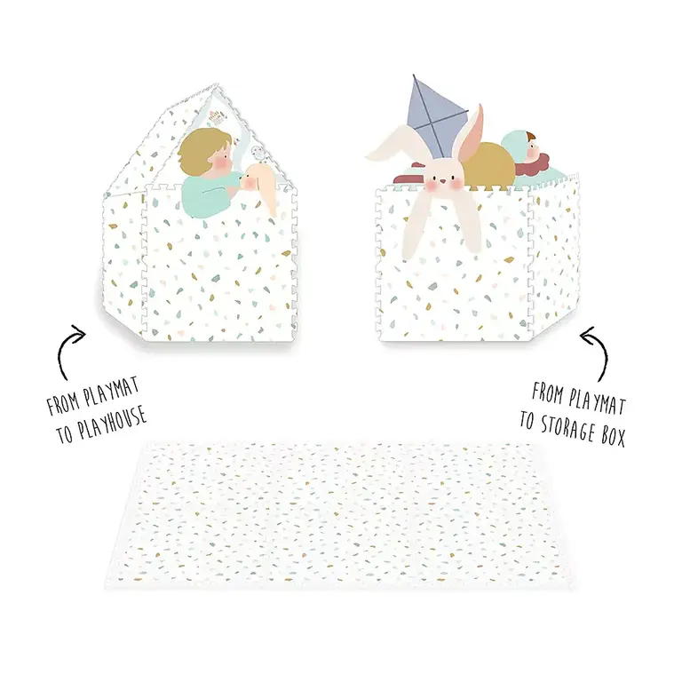 Play & Go Eevaa Village/Terrazzo Puzzelmat