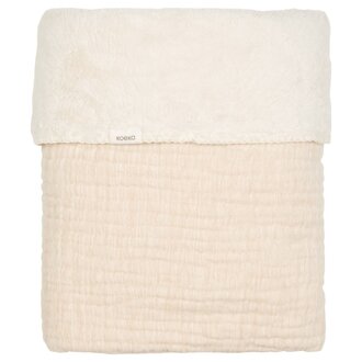 Koeka Wiegdeken Teddy Rivoli Warm White, 75x100