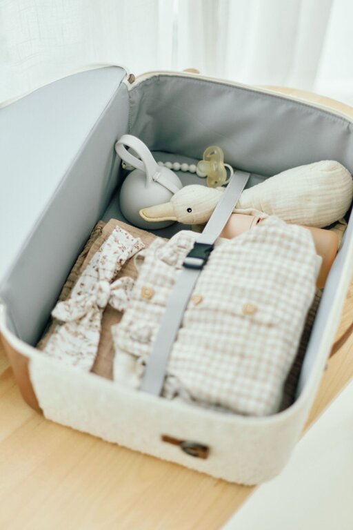 Childhome Mini Traveller Koffer - Teddywit