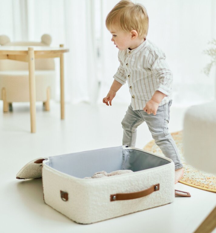 Childhome Mini Traveller Koffer - Teddywit