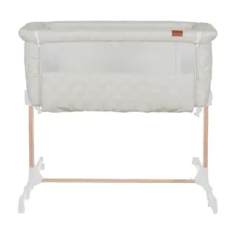Quax Co-sleeper Side by Side Naturel Quilted - Clay