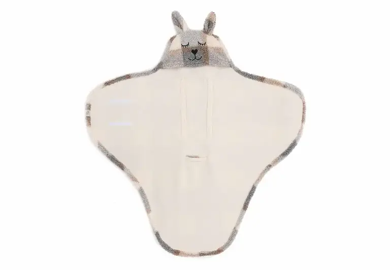 Jollein Wikkeldeken Bunny Check Boucle