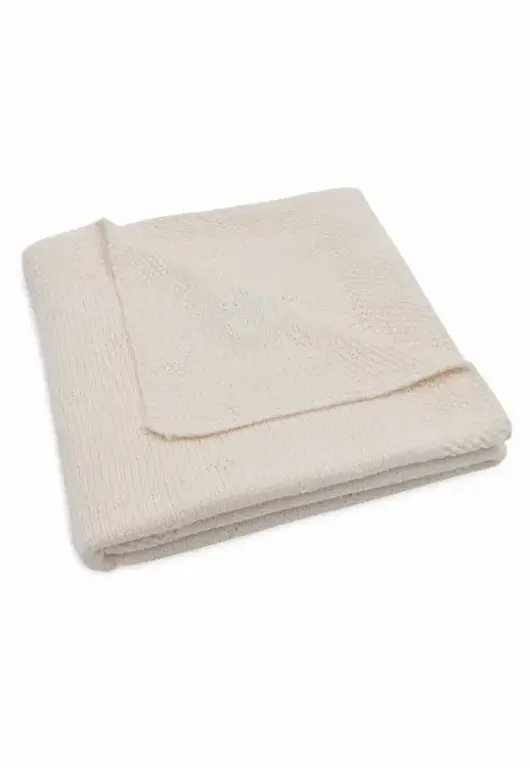 Jollein Deken Wieg 75x100cm Cosy Knit - Ivory