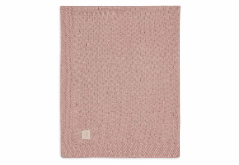 Jollein Deken Wieg 75x100cm Cosy Knit - Wild Rose