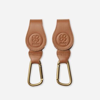 Cloby Stroller Hooks - Brown