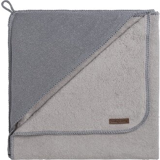 Baby's Only Badcape Sparkle - Zilvergrijs Melee