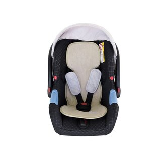 Bamboom Stoelbekleding Matras - Air n Go Universal Mini - Oyster Grey