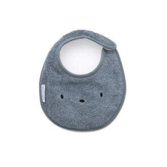 Bamboom Badstof slabbetje - Blauw