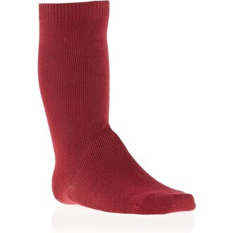 Condor Plain Stitch Knee-High Socks - Granate