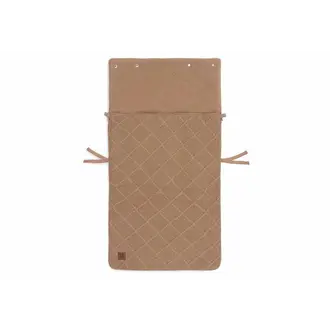 Jollein Voetenzak groep 0+ 3/5 punts Check Knit - Biscuit