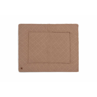 Jollein Boxkleed 75x95cm Check Knit - Biscuit