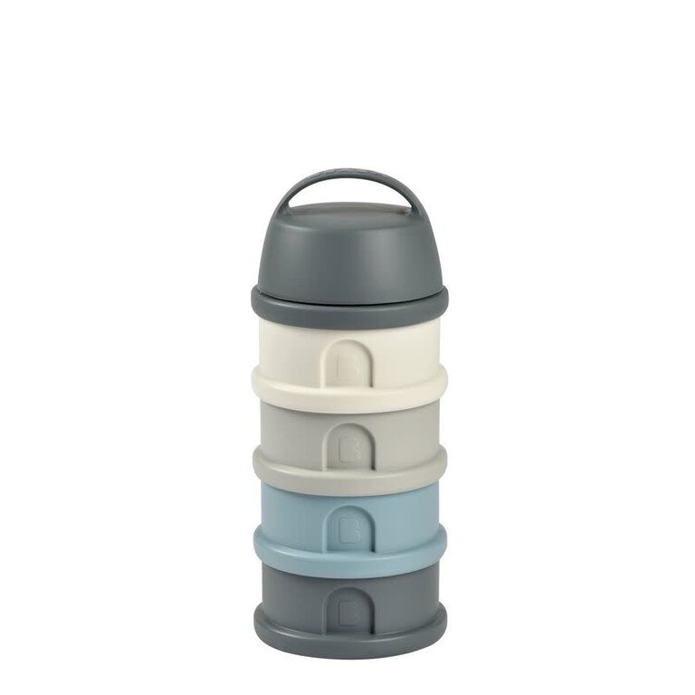 Béaba Doseerbox met 4 compartimenten - grey/blue