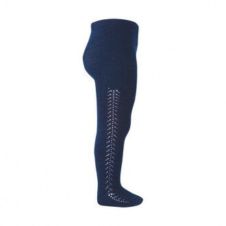 Condor Side Openwork Warm Tights - Marino