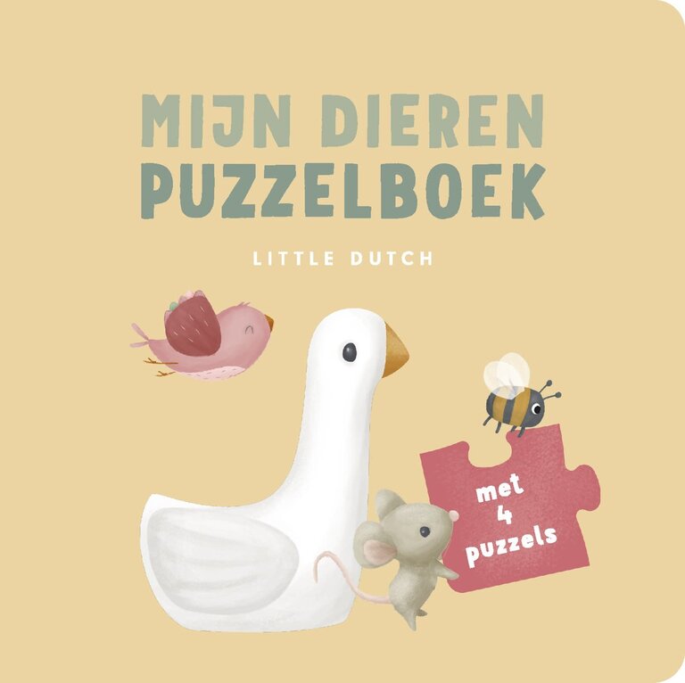 Little Dutch Mijn dieren puzzelboek