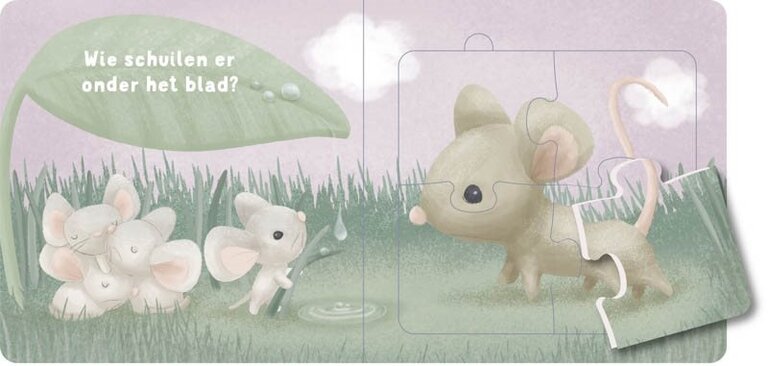 Little Dutch Mijn dieren puzzelboek