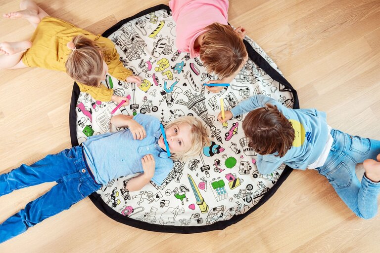Play & Go Speelkleed & opbergzak- Omy Paris Toy
