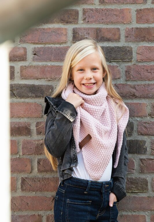 Knit Factory Sjaal Junior - Pink