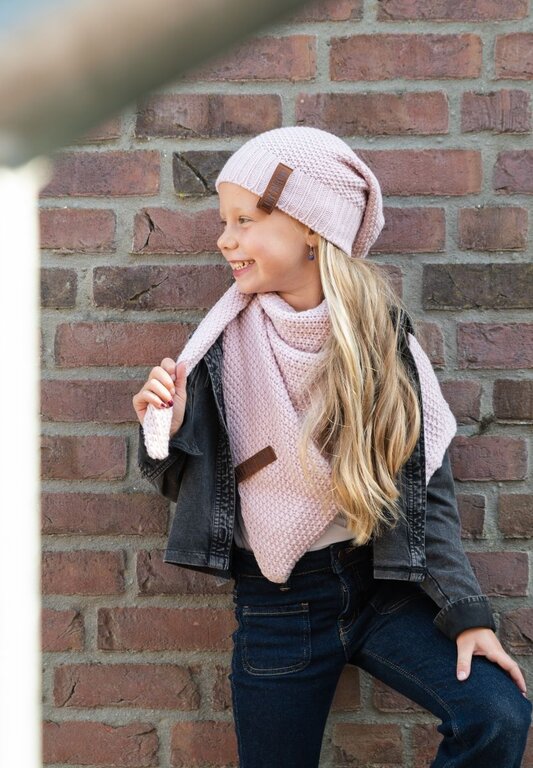 Knit Factory Sjaal Junior - Pink