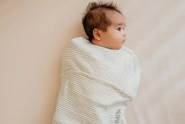 Puckababy The Original - Piep 0/3 M - Cotton -  Green Stripes