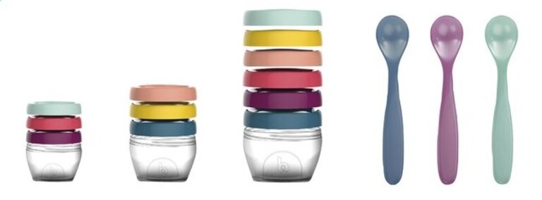 Babymoov Babybols Kit Xxl : 3X120Ml + 3X180Ml + 6X250Ml + 3 lepeltjes
