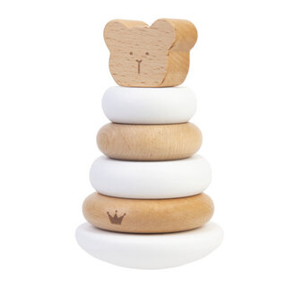 Bambam Wooden Wobbly Stacker Bear