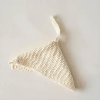 Coco & Pine Knitted Pacifier Hanger - Ecru