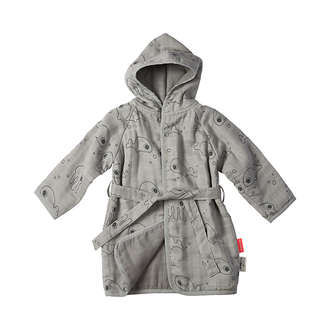 Done by Deer Bathrobe Sea Friends - Grey
