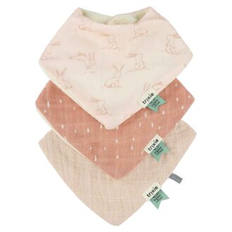 Trixie Bandana slab 3-pack mix - Rosy Rabbit