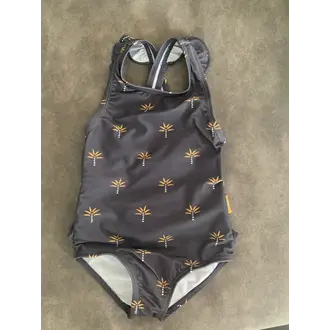 Fresk UV Tanksuit girls Palmtree Steel Grey -18/24 Maand