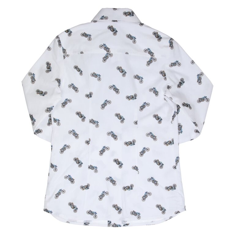 Gymp Hemd Moto Wit/Beige - 5 Jaar