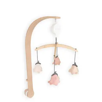 Bamboom Houten draaimolen met gebreid Bamboe speelgoed tulpen - Tulips