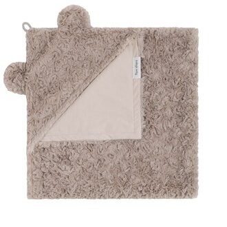 Baby's Only Wikkeldeken Snow taupe - met oortjes