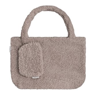 Baby's Only Mom bag Snow taupe - met etui