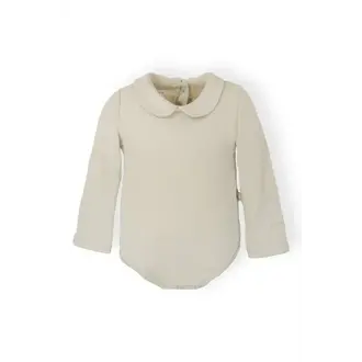 Bamboom Baby Bodysuit Ronde Hals - Sand