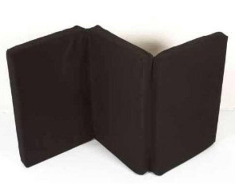 Nattou Plooimatras Reisbed Microfiber - Zwart