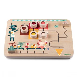 Lilliputiens Ijskraam Mix & Match paneel - Mijn eerste compositiespel