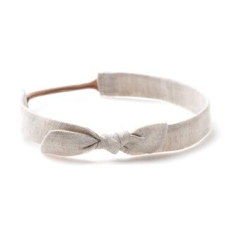 Ul & Ka Headband Bow - Grey - 12 Maand+
