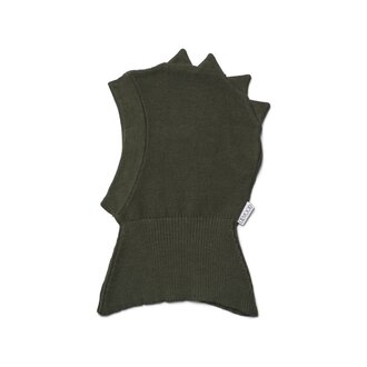 Liewood Mats Knit Hat - Dino Hunter Green - 6/9 Maand