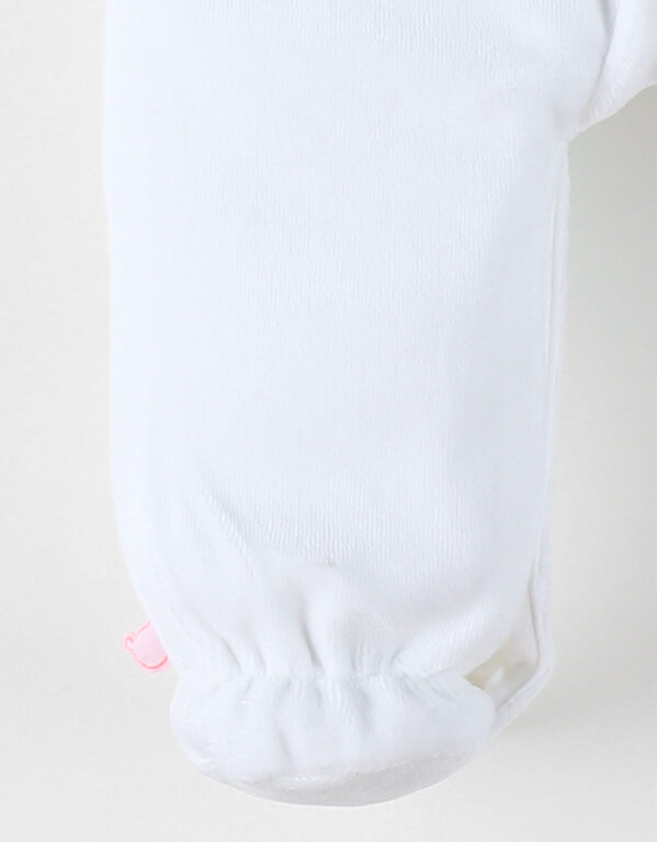 Noukie's Baby Pyjama Fluweel - Pretty Flowers