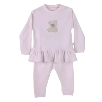 BabyGi Sweet Teddy Pajamas Pink