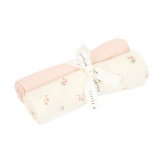 Little Dutch Swaddle doeken hydrofiel 70 x 70 Fairy Blossom & Blossom