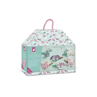 Janod 6 haarclips voor kleine huisdieren om te maken