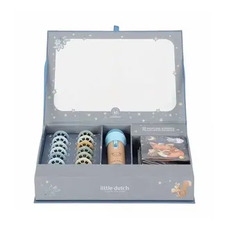 Little Dutch Verhalen projector zaklamp - Blauw FSC