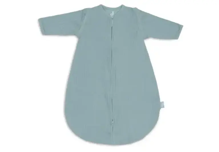 Jollein Slaapzak Newborn met Afritsbare Mouw Rond 60cm Ajour - Sea Green