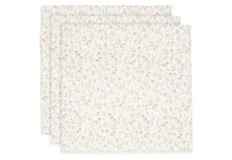 Jollein Hydrofiele Doek Small 70x70cm - Bloomy - 3 Stuks