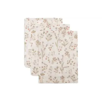 Jollein Hydrofiel Washandje 15x20cm - Bloomy - 3 Stuks